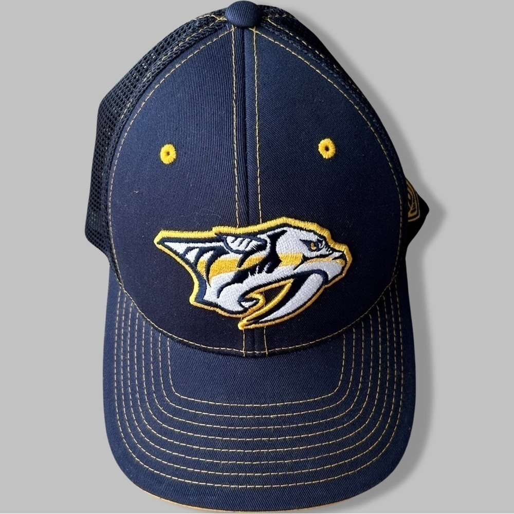 Nashville Predators Fanatics Old Time Hockey Flexfit One Size Cap Hat